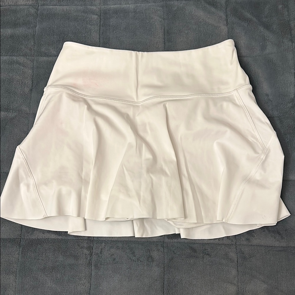 ATHLETA SKIRT, white tennis skirt